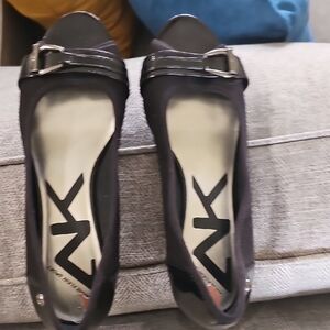 Anne Klein Sport Black Heels with Classic Design